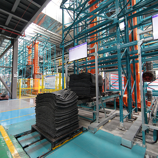 High Efficiency AS/RS System Automatic Warehouse Storage Racking