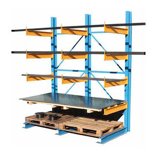  Warehouse Steel Multi-Tier Racking Storage Holders Cantilever Rack